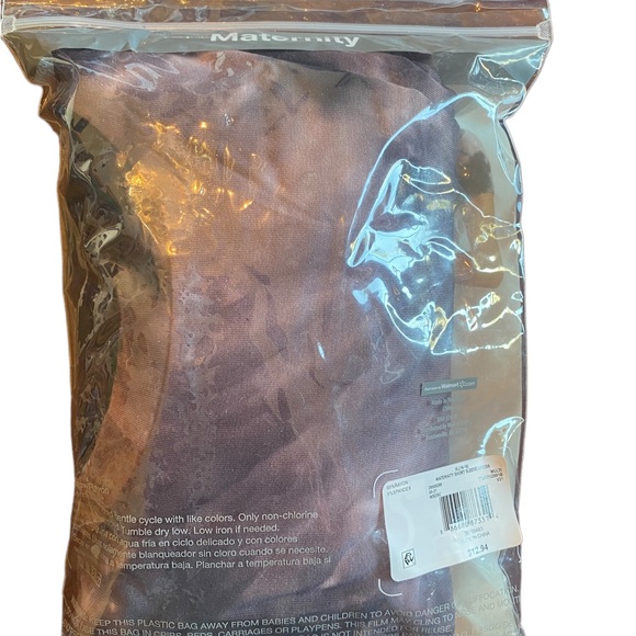 Time & Tru Maternity Short Sleeve Tie Dye Dress - Picture 3 of 5